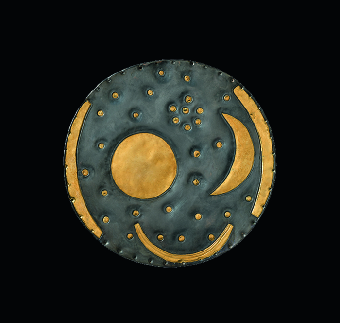 Nebra Sky Disc, "black replica".